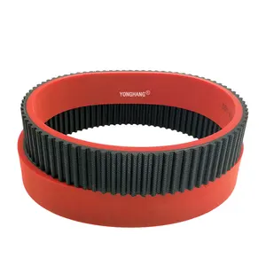 T10-630-30+6 Red Black Timing Belts Toothed Endless Drive Stretch Rubber Belt