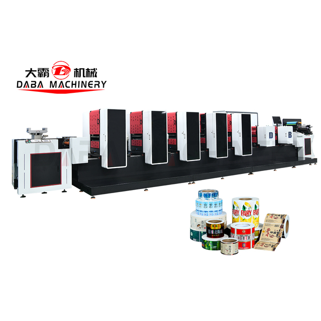Multicolor Offset Printing Machine Rotary Screen Paper Printing Machinery for Label Paper