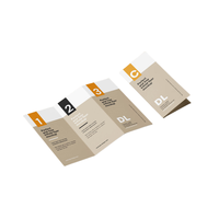 Service d'impression personnalisée sur papier d'art A5 A4 pour flyers/brochures/catalogues, impression offset avec couleurs et logo personnalisés