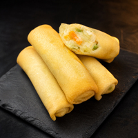 Hete Aanbieding OEM Diepvries Groente Springrollen Fabrieksdirecte Levering Bitemaatjes Groentensnack voor Internationale Catering