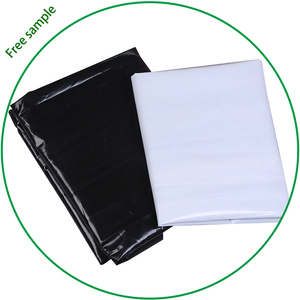 Bâche d'entrepôtage en LDPE noir et blanc, taille personnalisable, pour serre, film Panda, bâche de silo en polyéthylène - Product Image 2