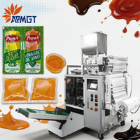Machine d'emballage automatique pour sachets de pâte liquide visqueuse, polyvalente: sauce, miel, ketchup, salsa, remplissage