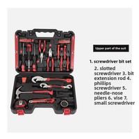 Kit d'outils multifonctionnels pour usage domestique GLK Brand, 16 pièces, avec étui rigide, personnalisation OEM/ODM -001 pour la réparation automobile et les cadeaux