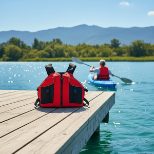 سترات نجاة متوفرة للبيع الفوري، مقاس حر، مناسبة للكاياك والزوارق والتجديف ورياضات التجديف بالقوارب، سترة أمان للرياضات المائية - Product Image 3