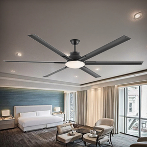6-Tốc Độ Có Thể Đảo Ngược Thiết Kế 72-Inch Hiện Đại Quạt Trần 6 Nhôm Lưỡi Yên Tĩnh <span class=keywords><strong>DC</strong></span> Động Cơ Điều Khiển Từ Xa Điện Cho Khách Sạn Lớn - Product Image 4