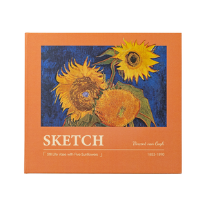 Carnet de croquis à couverture rigide pour étudiants en art adulte, 128 pages, papier kraft vierge personnalisé, pour <span class=keywords><strong>dessin</strong></span>, peinture, graffiti, carnet de croquis - Product Image 2