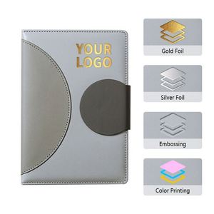 Custom Logo Business <b>Notepad</b> for School Students Color Cute PU Leather <b>A5</b> Diary Notebook - Product Image 2