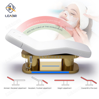 Mobilier de Salon Moderne pour Soins du Visage, Médical, Spa, Massage – Table-Lit de Beauté Électrique 3 Moteurs pour Spa