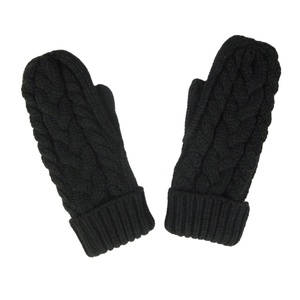 Mitaines Jacquard Mitaines Pas Cher Noir Logo Personnalisé <span class=keywords><strong>Hiver</strong></span> Femmes pour Gants Extérieurs Mitaines - Product Image 1