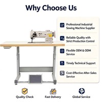 Machine à coudre pour sacs FIBC à aiguille simple et triple alimentation de haute qualité GC1541 (Juki DNU-1541)