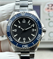 Montre mécanique automatique de plongée pour homme - Boîtier en acier inoxydable, lunette en céramique, mouvement lumineux, vente en gros multicolore