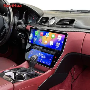 NaviHua Car Radio For Maserati Gran Turismo Touch Screen Multimedia Head Unit Monitor With AC Screen Climate Control Upgrade