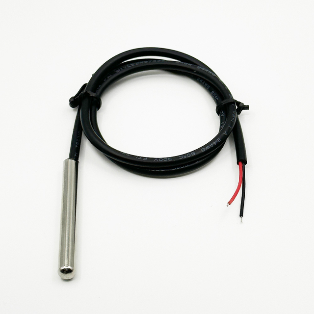 For Temperature Sensor with 2m Stainless Steel Probe and 2m Waterproof Cable China DIP Mounting