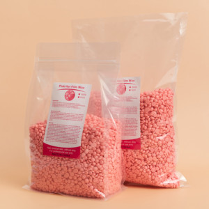 WaxNewK Etiqueta Privada nuevo producto 1kg bolsa cuentas depilatoria rosa sin papel depilación sin dolor <span class=keywords><strong>cera</strong></span> dura - Product Image 4