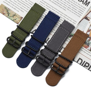 millimetri 44 millimetri Zulu Tessuto della Tela di canapa Ricamato Banda di Ricambio per <span class=keywords><strong>Apple</strong></span> Serie di Orologi <span class=keywords><strong>6</strong></span>/SE - Product Image 2