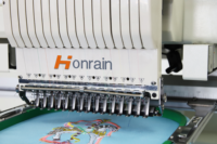HONRAIN 1200 tr/min usine chinoise professionnelle 1 tête ordinateur machine à broder pour vêtements casquettes