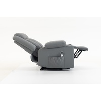 Fabrikpreis Moderner Elektrischer PU-Leder Friseurstuhl mit Metallrahmen und Dauerwellenfunktion für Friseursalons