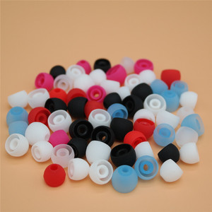 Bullet Shaped Silicone <b>Ear</b> Tips 3.8mm Inner Diameter Soft Earphone <b>Covers</b> Seven Colors For Headphones - Product Image 1