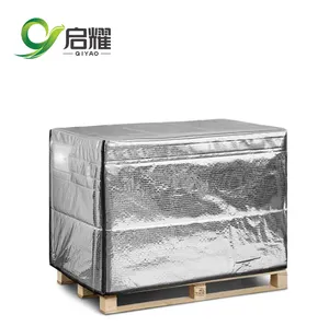 High Quality OEM Thermal barrier Pallet Cover foil vacuum package Heat insulated Pallet cover with logo