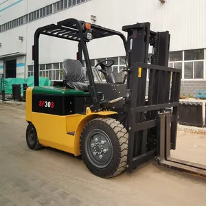 Cina marca Triple Mast 6000mm altezza di sollevamento carrello elevatore idraulico pneumatico solido nuovo carrello elevatore Diesel da 3 tonnellate