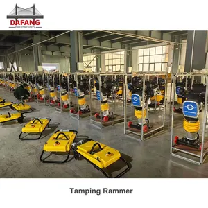 Gasoline Diesel Engine Construction Tamping Rammer Vibratory Plate Compactor Electric Earth Rammer