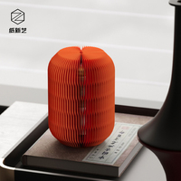 Solutions innovantes d'économie d'espace pour meubles en nid d'abeille et service de thé de lanternes en papier magnétiques pour des décorations de fête à la maison élégantes
