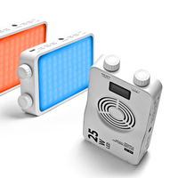 Panneau LED RVB portable 25W pour studio, lumière d'appoint photo légère et rechargeable pour tous les lieux
