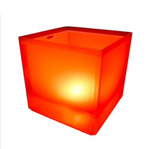 Cubo de hielo LED <span class=keywords><strong>para</strong></span> champán, vino, cubo de hielo cuadrado, bebidas, Cubo de cerveza <span class=keywords><strong>para</strong></span> fiesta, Bar, hogar, boda - Product Image 3