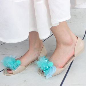 Pantoufles <span class=keywords><strong>orthopédiques</strong></span> en cuir pour femmes, mignonnes pantoufles de mariée, Design pour dames, chaussures de sport confortables, <span class=keywords><strong>sandales</strong></span> plates en gelée, nouvelle collection - Product Image 4