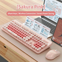 Ensemble clavier et souris sans fil rétro LED rétroéclairé K73 2026 - Léger pour ordinateurs portables et de bureau, usage professionnel et bureautique, en stock