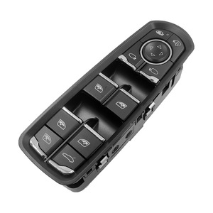 <b>Window</b> Lift Switch For Porsche Cayenne Driver Side Black ABS Control <b>Panel</b> - Product Image 3
