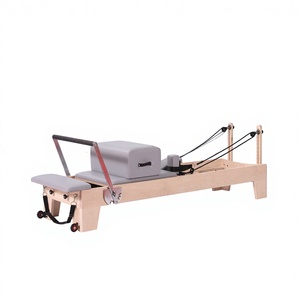 [Qualité professionnelle] <span class=keywords><strong>Reformer</strong></span> de Pilates en bois d'érable pour studio de yoga, salle de sport, <span class=keywords><strong>club</strong></span> LW-WM001 - Product Image 4