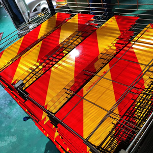 50x50cm 2 in <span class=keywords><strong>1</strong></span> arka yansıtıcı işaretleme işareti yansıtmak için kamyon arka işaretleyici işareti araba tehlike araç uyarı plakası - Product Image 2