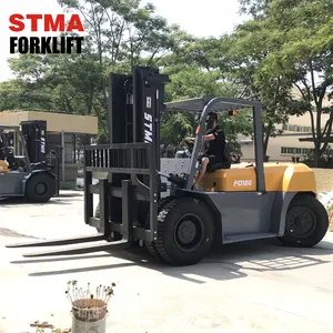 STMA באיכות גבוהה הרמת 10 טון מכונות דיזל מלגזת 10ton עם Xichai 6110 מנוע