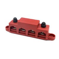 Barres omnibus cc barre de Distribution d'alimentation 250A 12V barre omnibus 4 voies avec couvercle pour bateau marin de voiture automatique