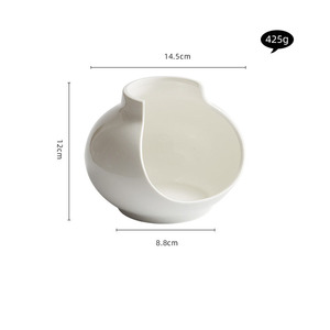 <b>Large</b> White Eco-Friendly Ceramic <b>Bowls</b> Wholesale Price for Party Dips and Displays - Product Image 3