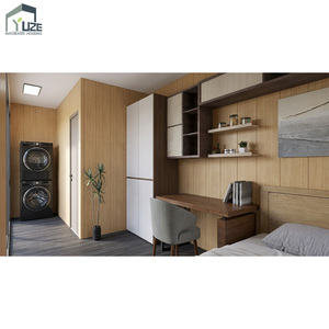 Cina Casas Prefabricadas Eco Friendly struttura in acciaio <span class=keywords><strong>Hotel</strong></span> contenitore case con cucina e soggiorno - Product Image 3