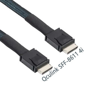Cable PCI-E Ultraport SlimSAS SFF-8654 8i a 2*Oculink Dual SFF8611 SAS de 0.5M - Product Image 3