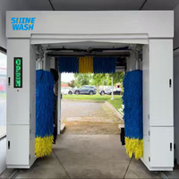 Système de lavage de voitures électrique entièrement automatique de nouvelle conception avec 5 brosses et sécheur à air haute efficacité à vendre