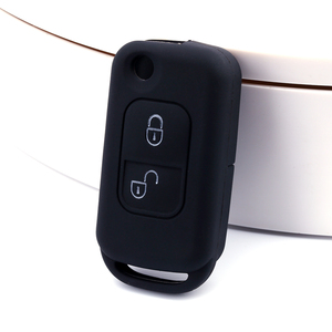 Accessoires automobiles en silicone à la mode de haute qualité pliant la couverture de clé de voiture à 2 boutons - Product Image 1