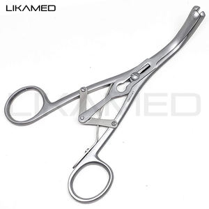 Likamed laborde เครื่องขยายหลอดลมพร้อมใบมีด3ใบด้วยมือคีมสามง่ามที่จับสแตนเลสเยอรมนี - Product Image 2