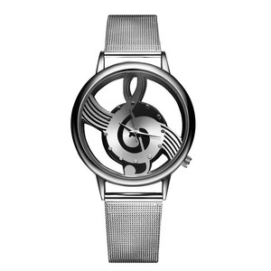 Relojes de lujo para mujer, populares, al por mayor, de cuarzo, con correa de cuero y acero inoxidable, edición limitada, con diseño para tomar notas - Product Image 5