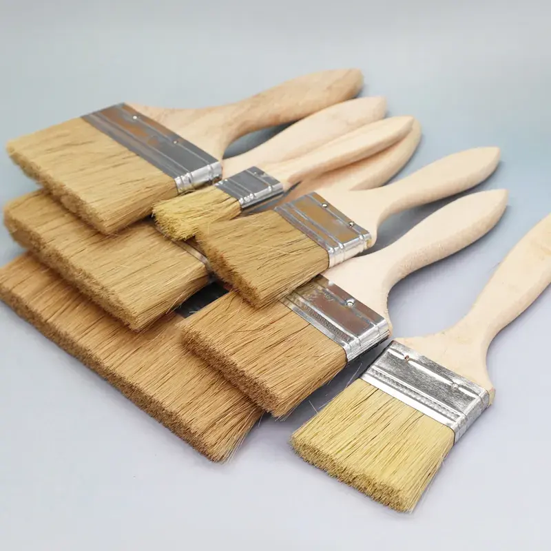 PEXCRAFT professionnel 4 pouces mur manche en bois outils de peinture poils bon marché pinceaux