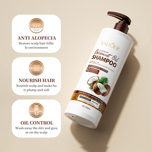 Shampooing à l'Huile de <span class=keywords><strong>Coco</strong></span> 500 ML, Étiquette Personnalisée, Shampooing <span class=keywords><strong>Bio</strong></span> à l'Huile de <span class=keywords><strong>Coco</strong></span> Naturelle, Produits de Soin Capillaire Vitaminés - Product Image 4