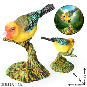 Juguete de simulación de animales sólidos para niños y coleccionistas, modelo de pájaro del familia Tityra, un regalo para la ciencia moderna de las aves. - Product Image 5