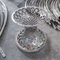 Plateau en verre cristal métal doré table ronde en acier inoxydable pour dîner de luxe table de banquet de mariage pour 10 chaises événements