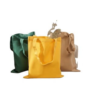 Lifestyle Bags Custom Printed Letter Logo High Quality Organic Recycled Cotton Shopping <b>Tote</b> Bag Long Rope Handle Canvas Large - Product Image 1