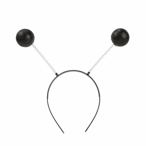 Diadema alienígena Antenas marcianas Diadema Accesorios de disfraces espaciales Boppers de cabeza de Bola brillante para fiesta - Product Image 3