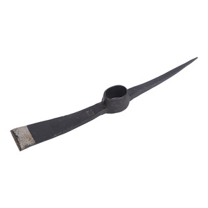 Houe de jardin en acier au carbone à lame droite noire pour l'agriculture domestique, la plantation de légumes et de fleurs, le désherbage et le labourage du sol - Product Image 2