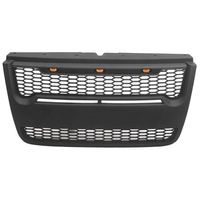 Grille avant de remplacement en ABS noir à ajustement direct pour Ford Explorer 2006-2010 (XLT, Limited, Eddie Bauer) Noir mat